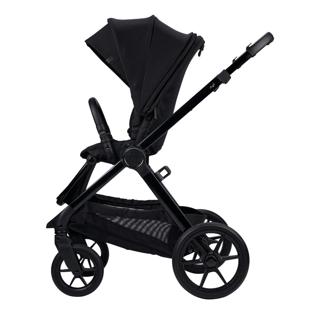 Bababing Raffi Pushchair Complete | Glossy Black