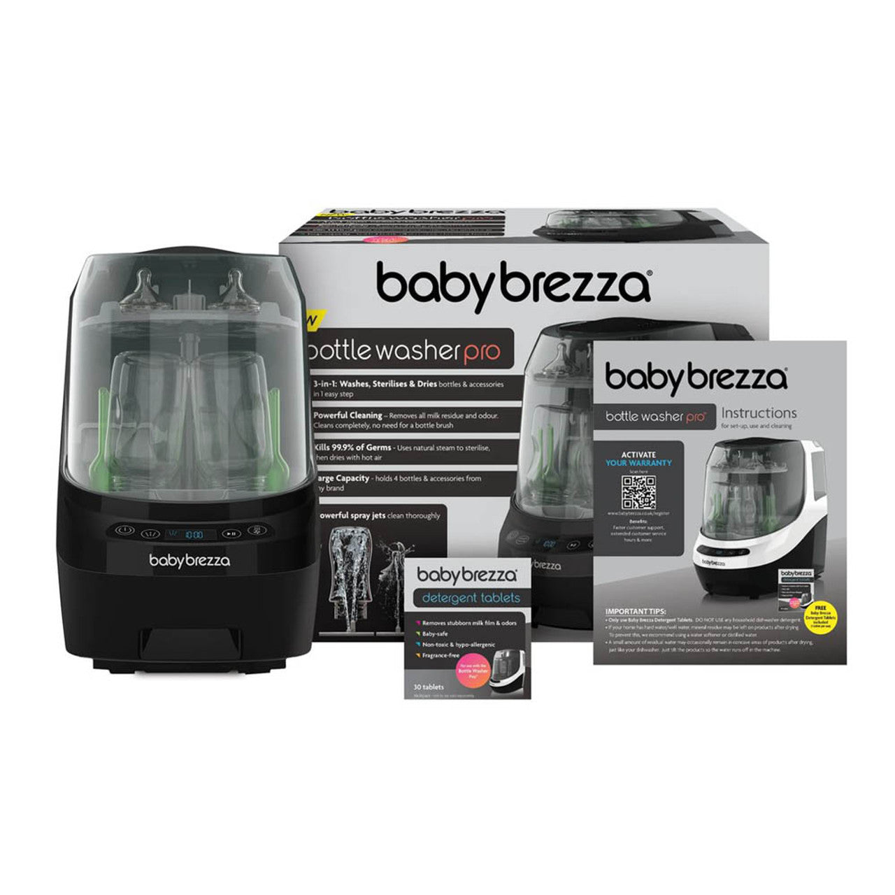 Baby Brezza Bottle Washer Pro | All Black