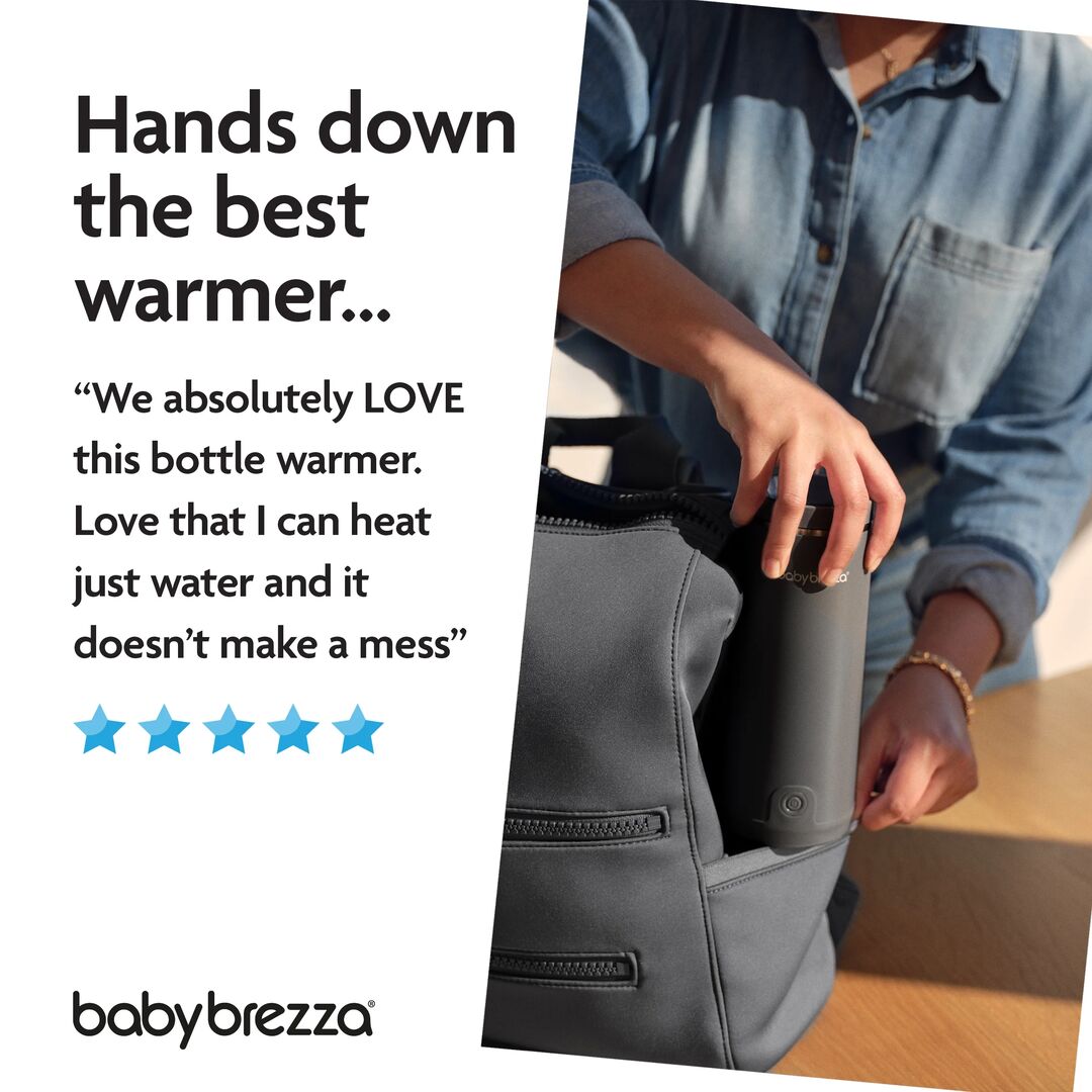 Baby Brezza SuperFast Portable Bottle Warmer | All Black