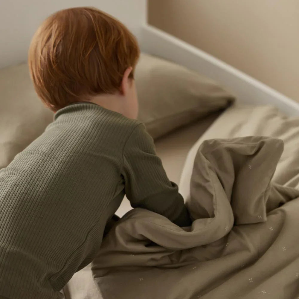 Snuz Duvet Cover & Pillowcase Set | Sage/Cross