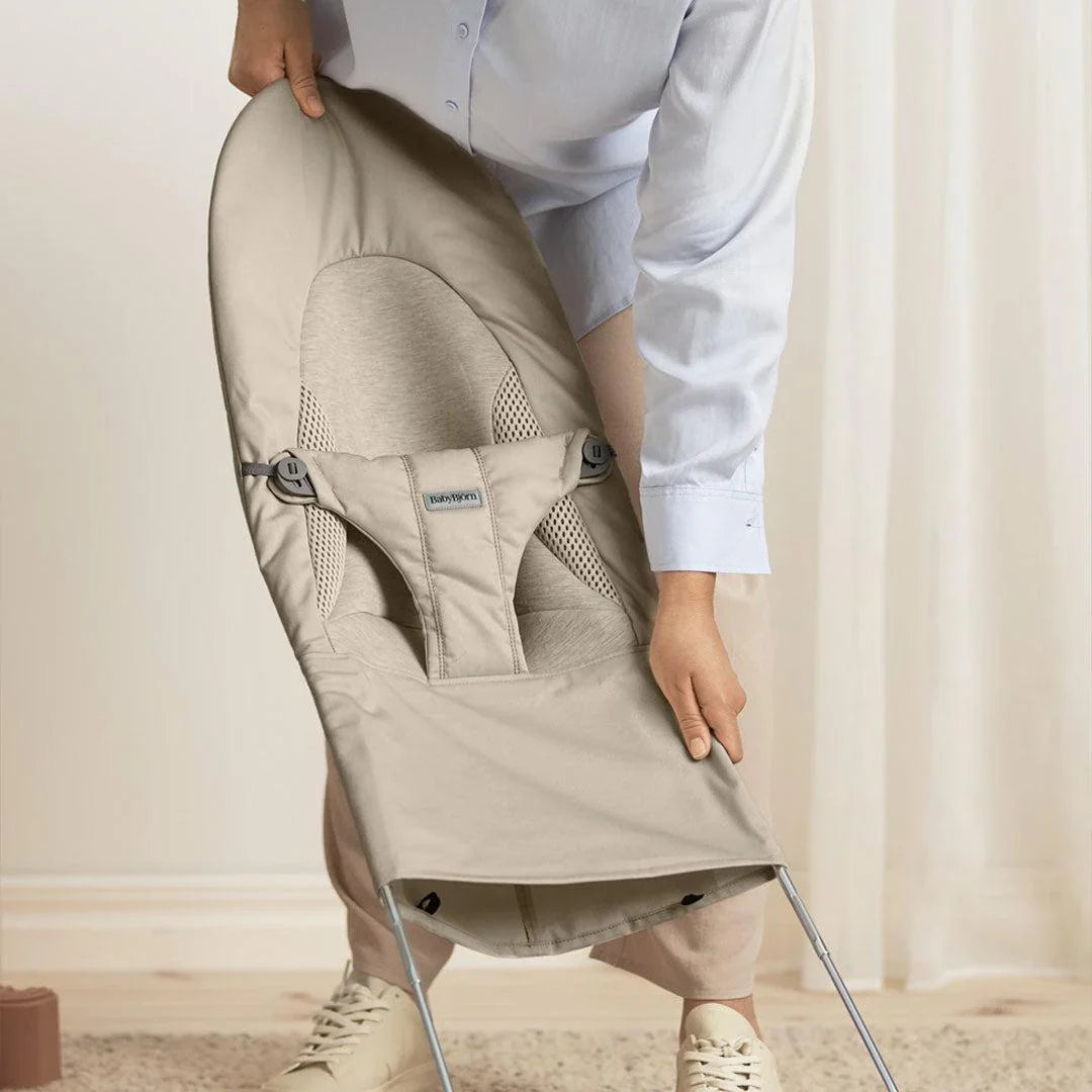 Babybjorn Bouncer Balance Soft Tri Fabric | Sand Grey