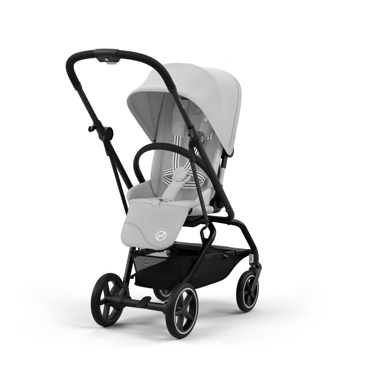 Cybex Eezy S Twist +2 Stroller | Fog Grey on Black