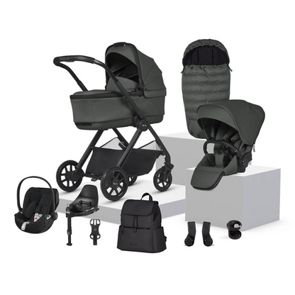 Silver Cross Reef 2 Pushchair Ultimate Cybex Cloud T Bundle | Pewter