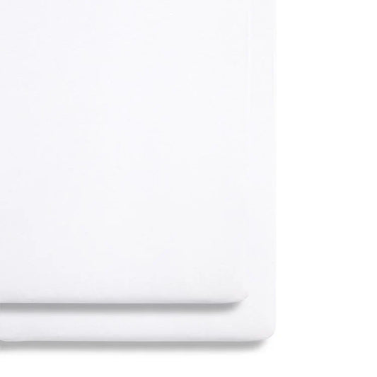 Snuz Cot & Cot Bed 2 Pack Fitted Sheet | White