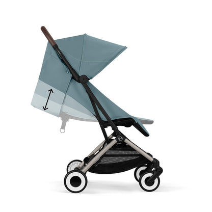 Cybex ORFEO Compact Travel Stroller 2025 | Stormy Blue