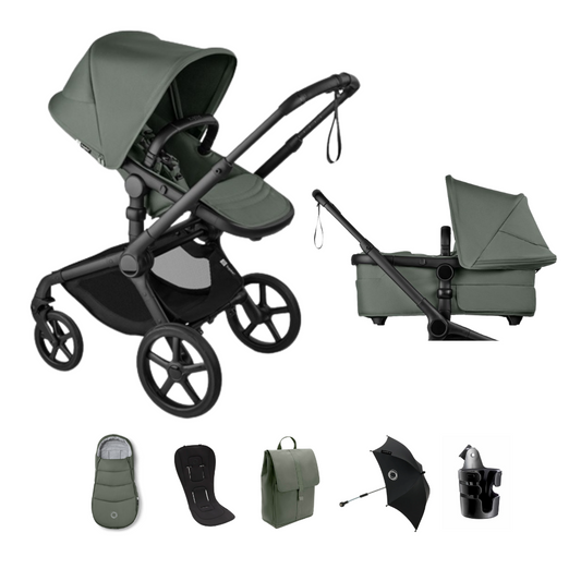 Bugaboo Fox 5 RENEW Complete Pushchair Bundle | Forest Green