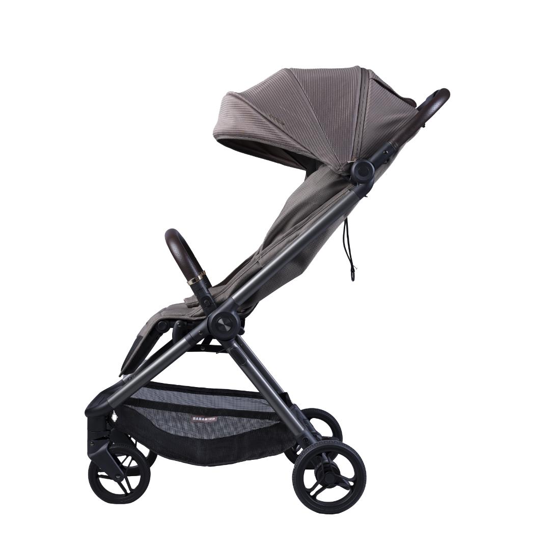 Bababing Auto Fold Compact Stroller | Minky