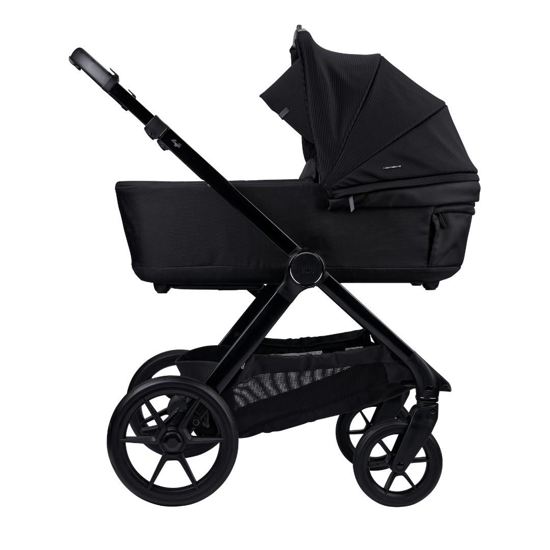 Bababing Raffi Pushchair Complete | Glossy Black