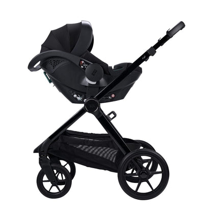 Bababing Raffi 12 Piece Travel System | Glossy Black