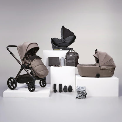 Bababing Raffi 12 Piece Travel System Bundle | Minky