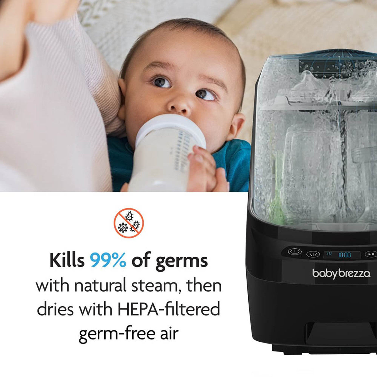 Baby Brezza Bottle Washer Pro | All Black