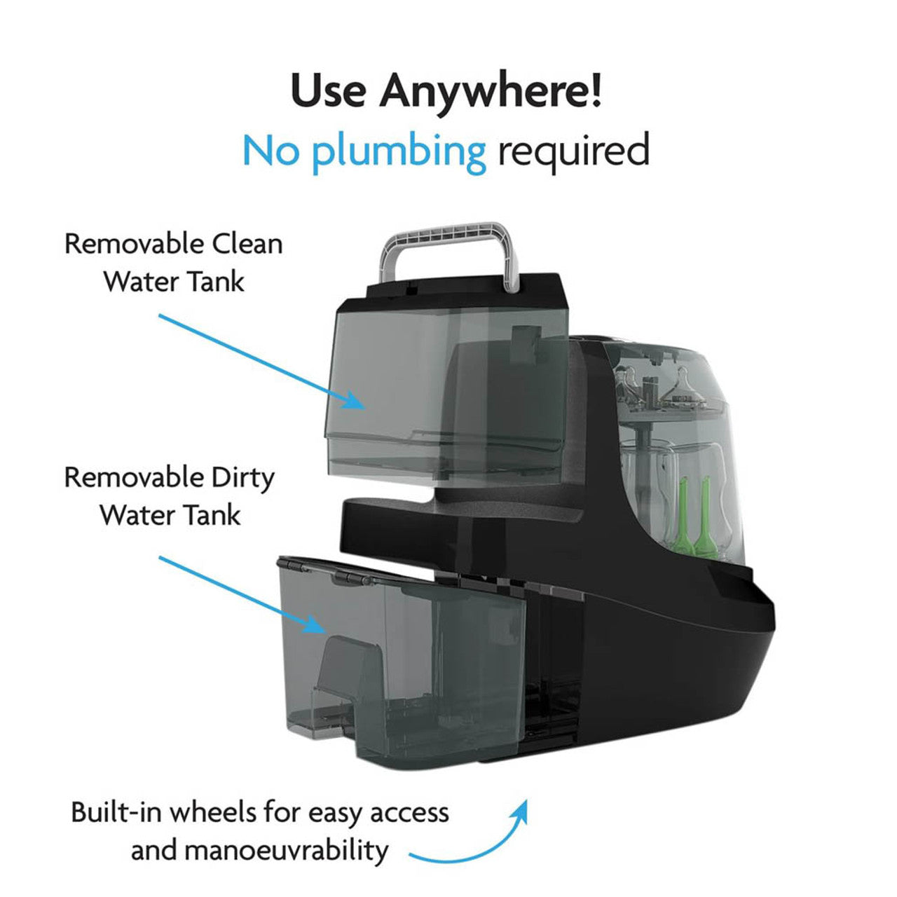 Baby Brezza Bottle Washer Pro | All Black