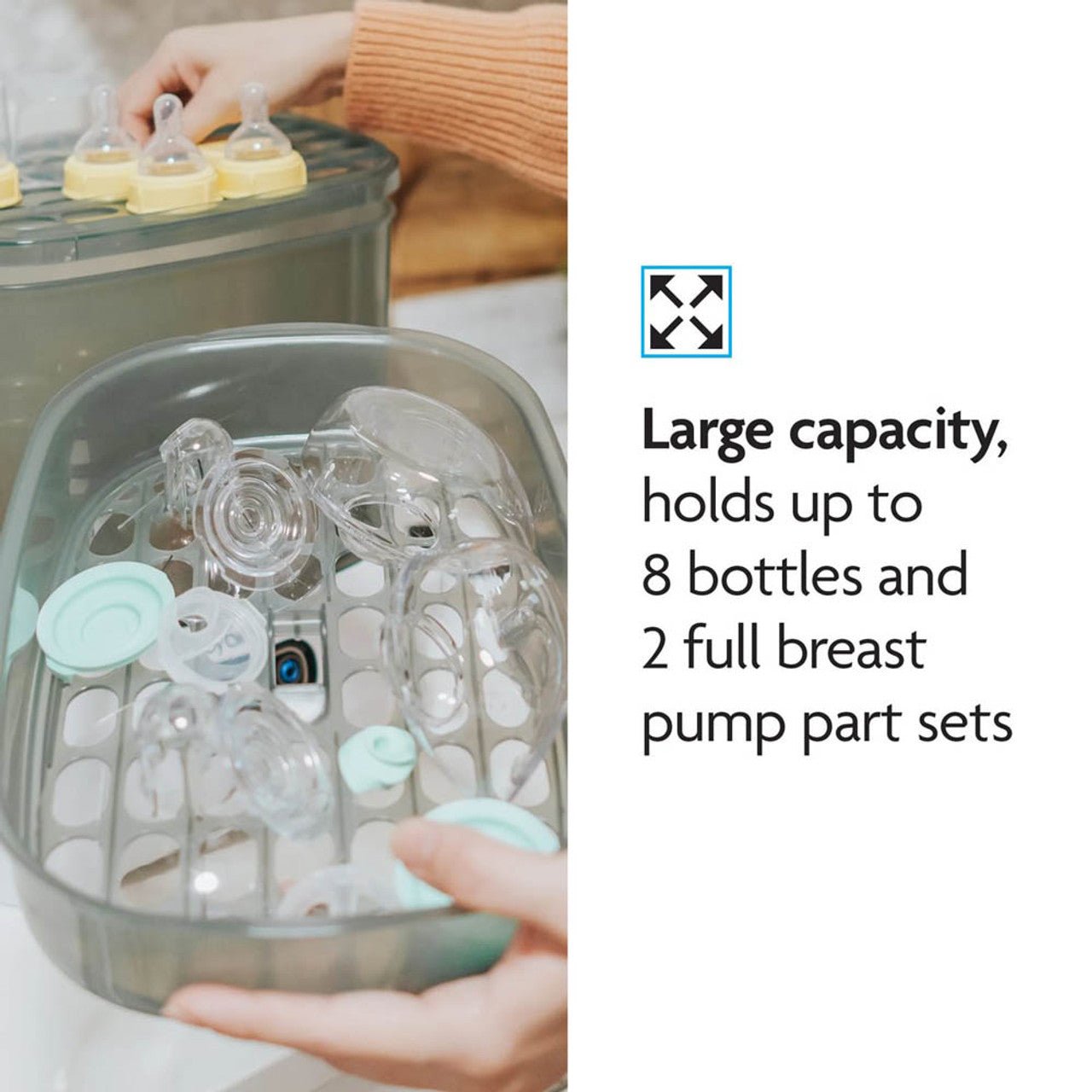 Baby Brezza Steriliser Dryer Advanced | All Black