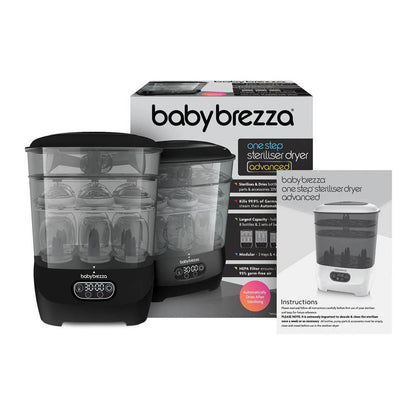 Baby Brezza Steriliser Dryer Advanced | All Black