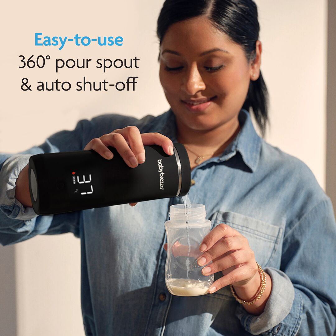 Baby Brezza SuperFast Portable Bottle Warmer | All Black