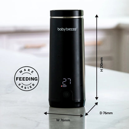 Baby Brezza SuperFast Portable Bottle Warmer | All Black