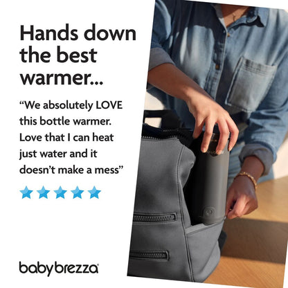Baby Brezza SuperFast Portable Bottle Warmer | All Black