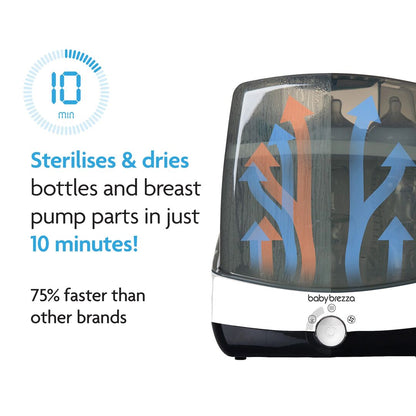 Baby Brezza SuperFast Steriliser-Dryer | White