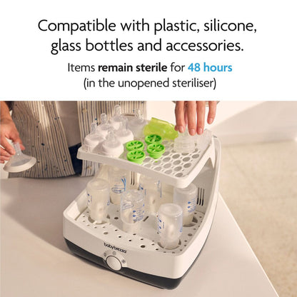 Baby Brezza SuperFast Steriliser-Dryer | White