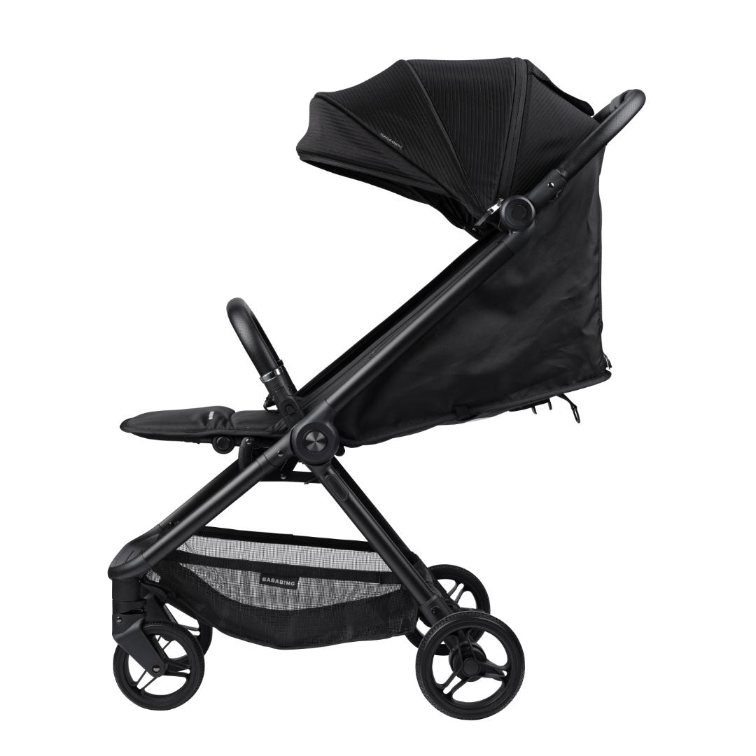 Bababing Auto Fold Compact Stroller | Black
