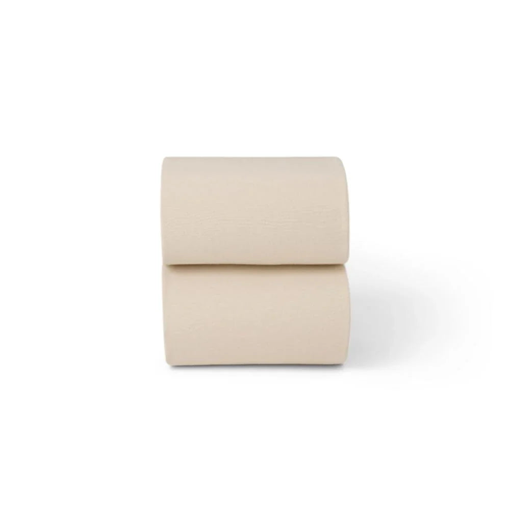 Snuz Cot & Cot Bed 2 Pack Fitted Sheet | Cashmere