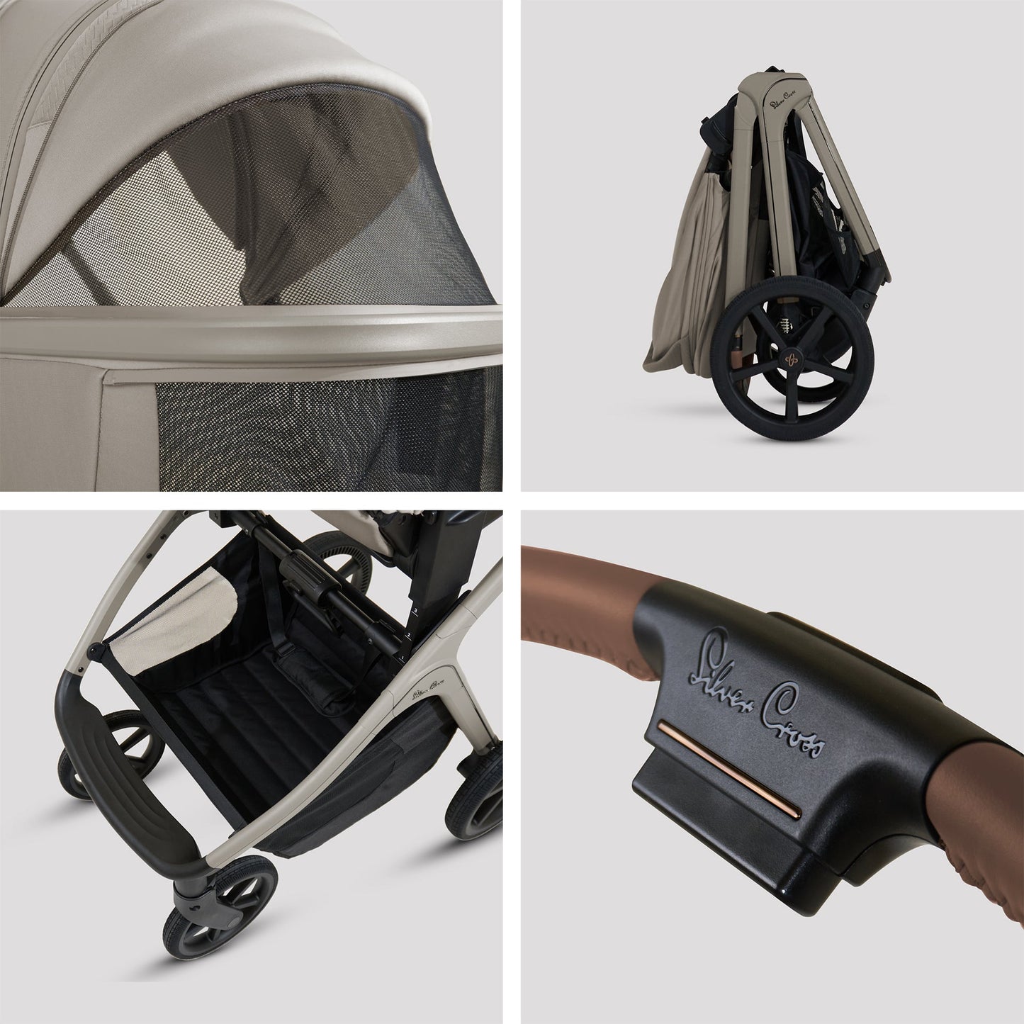 Silver Cross Cove Pushchair Pebble 360 Pro2 Bundle | Champagne