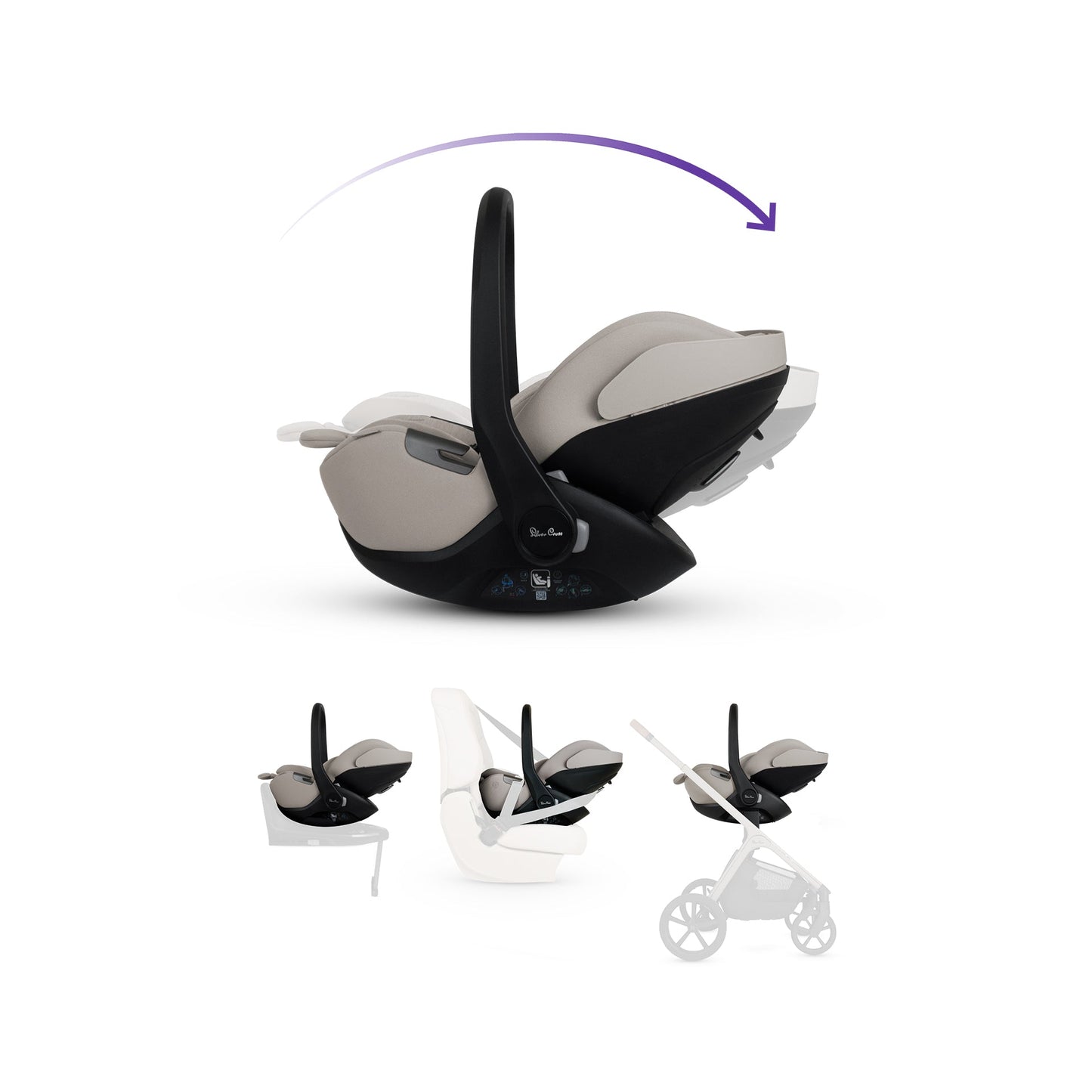 Silver Cross Cove Pushchair Ultimate 360 Bundle | Champagne