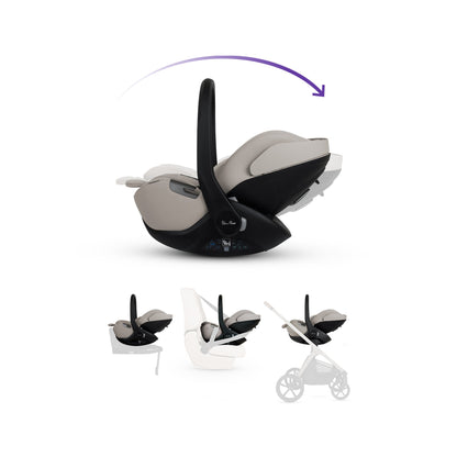 Silver Cross Cove Ultimate 360 Family Car Seat Bundle | Champagne