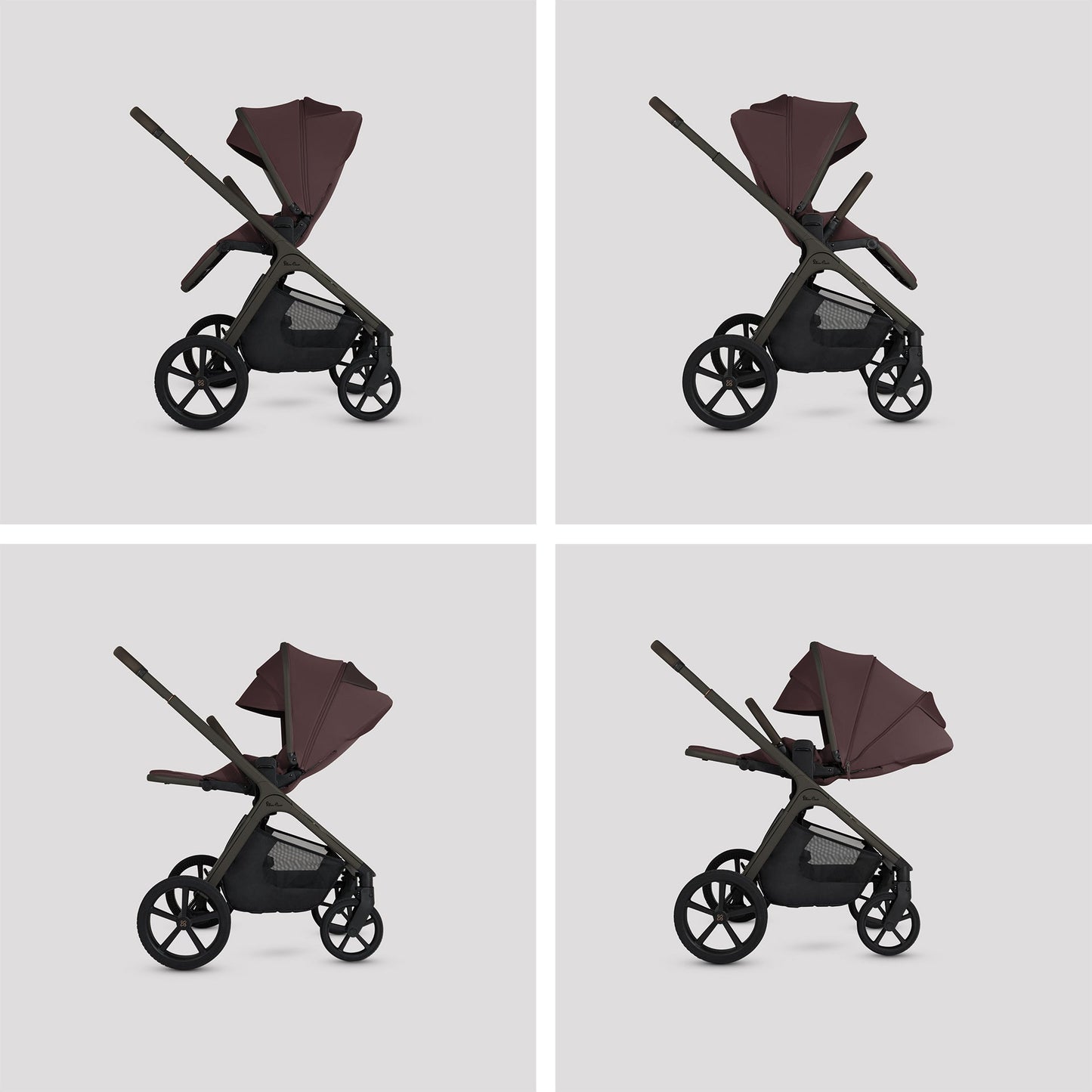 Silver Cross Cove Pushchair Accessory Bundle | Damson