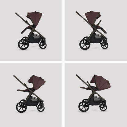 Silver Cross Cove Pushchair Cloud T Bundle | Damson