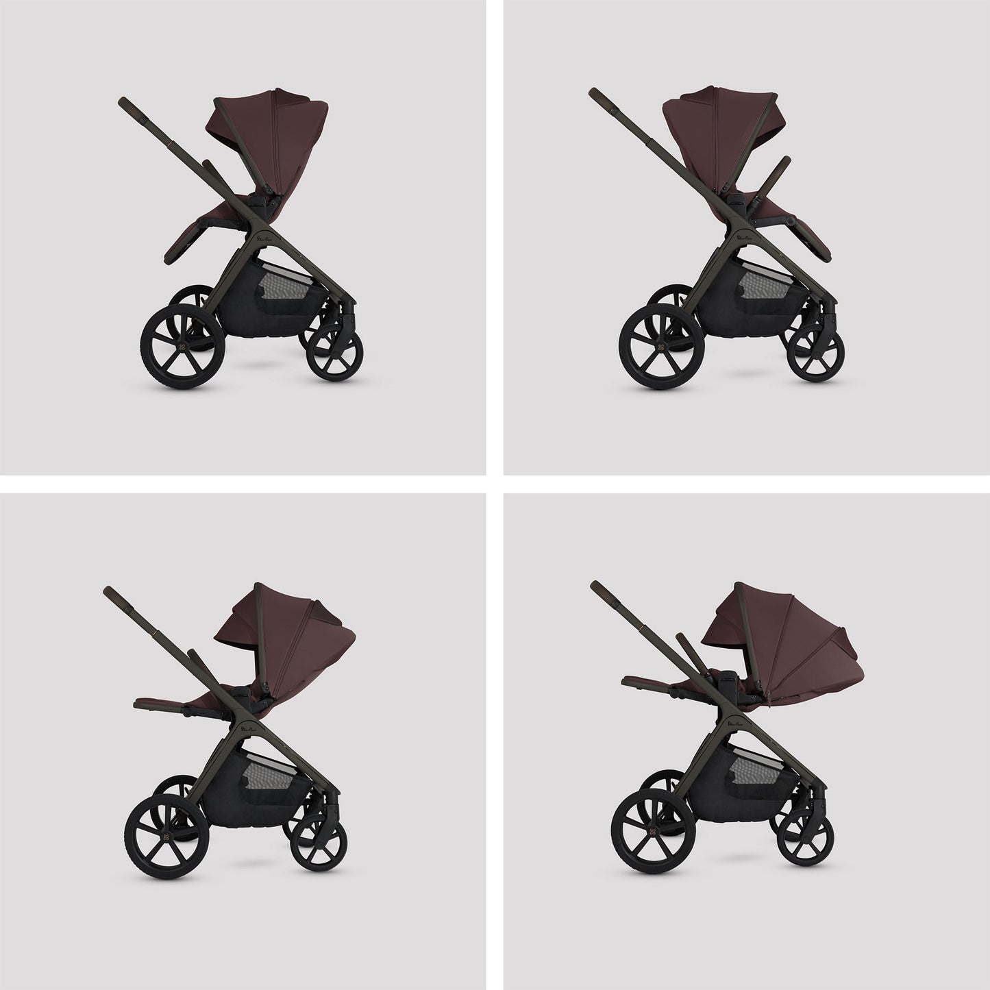 Silver Cross Cove Pushchair Ultimate 360 Bundle | Damson
