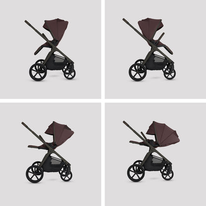 Silver Cross Cove Pushchair Ultimate 360 Bundle | Damson