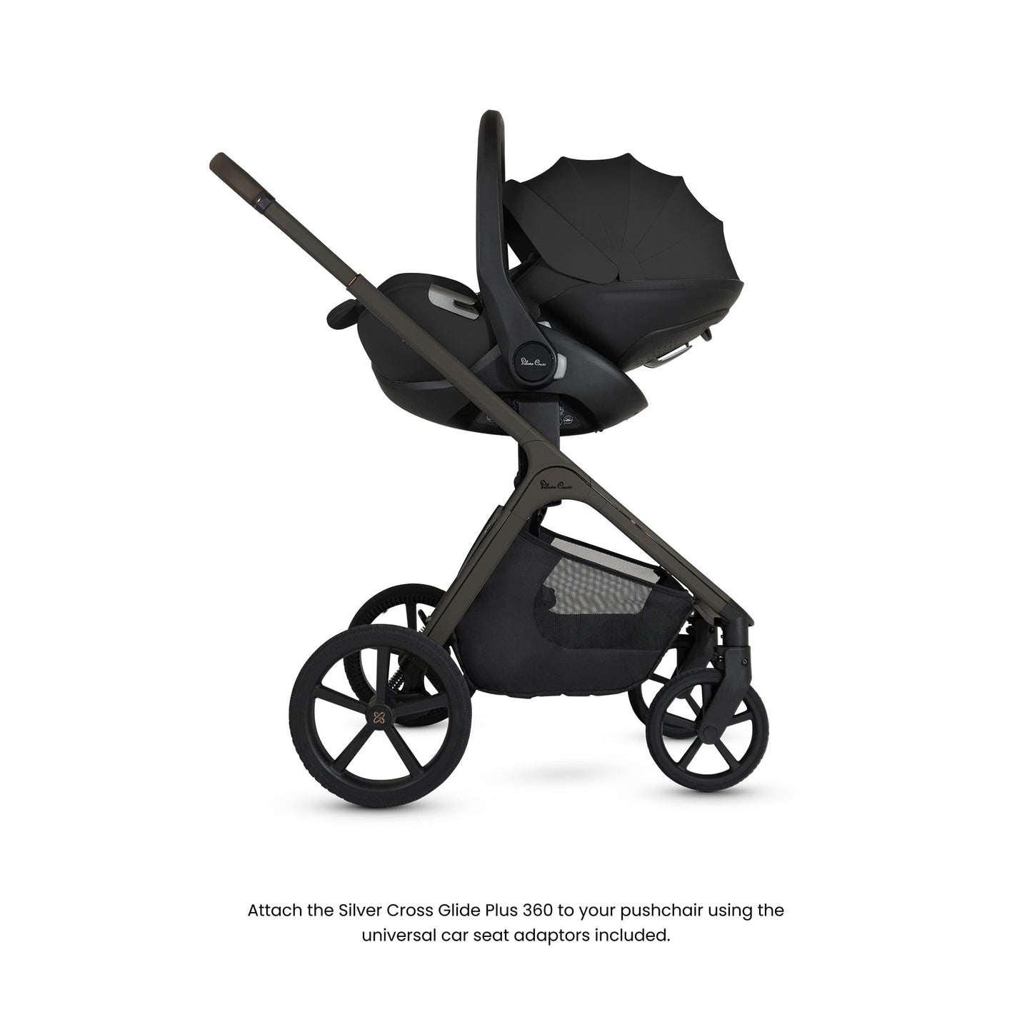 Silver Cross Cove Pushchair Ultimate 360 Bundle | Damson