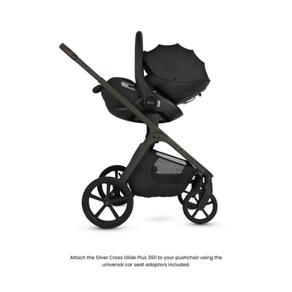 Silver Cross Cove Pushchair Ultimate 360 Bundle | Damson