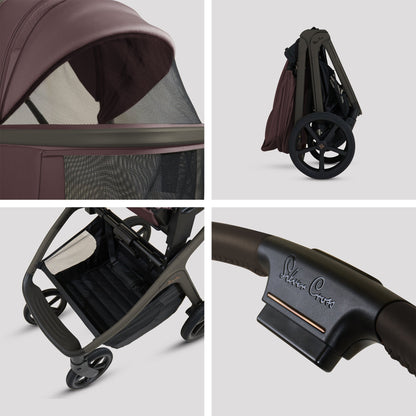 Silver Cross Cove Pushchair Accessory Bundle | Damson