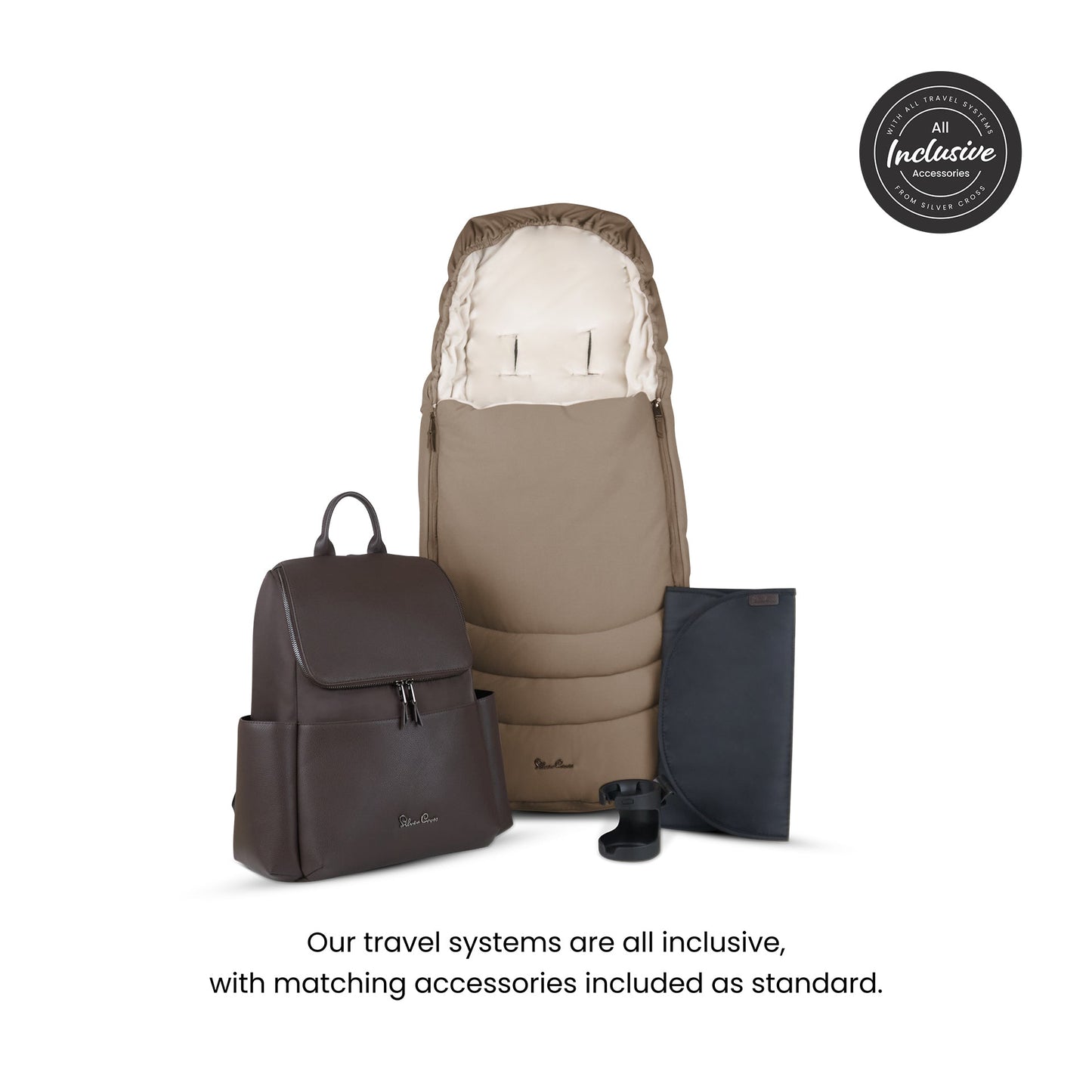 Silver Cross Cove Pushchair Pebble 360 Pro2 Bundle | Maple