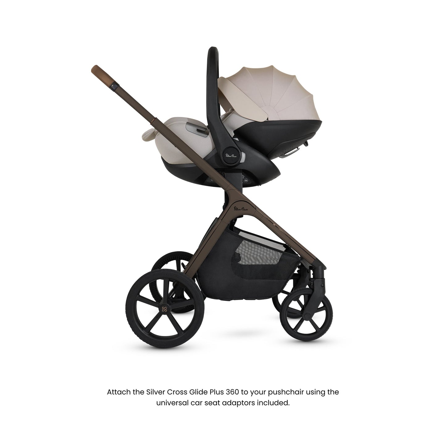 Silver Cross Cove Pushchair Ultimate 360 Bundle | Maple