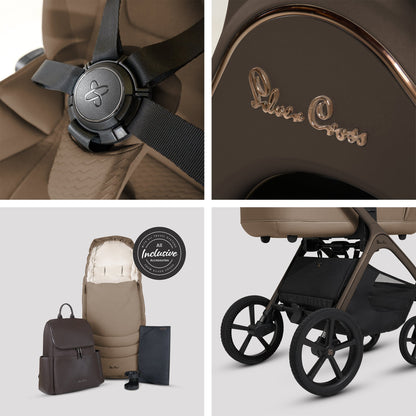Silver Cross Cove Ultimate 360 Family Car Seat Bundle | Maple