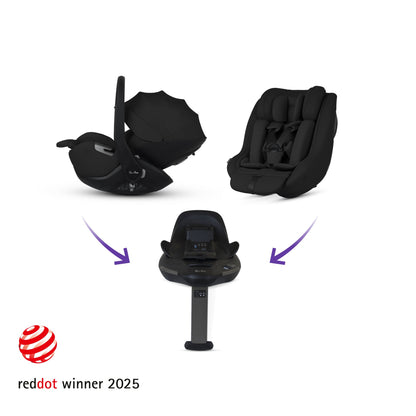 Silver Cross Cove Ultimate 360 Family Car Seat Bundle | Onyx