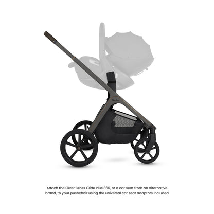 Silver Cross Cove Pushchair Cloud T Bundle | Pewter