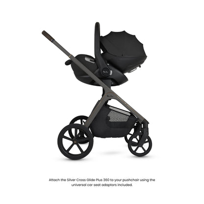 Silver Cross Cove Ultimate 360 Family Car Seat Bundle | Pewter