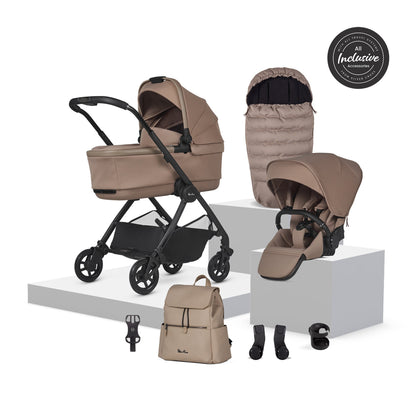 Silver Cross Dune 2 Pushchair & Accessory Bundle | Mocha