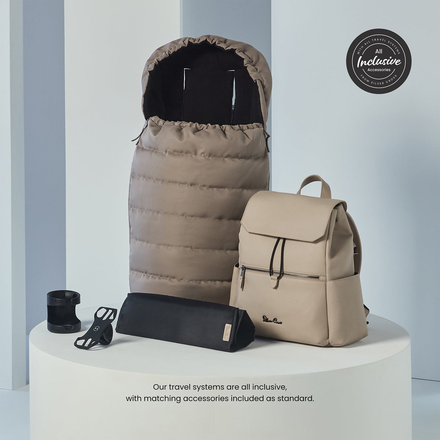 Silver Cross Dune 2 Pushchair & Accessory Bundle | Mocha