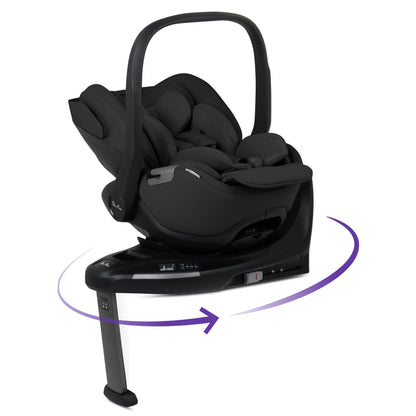 Silver Cross Glide Plus 360 Infant Car Seat and Base Plus 360 | Iconic Black