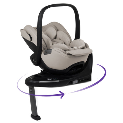 Silver Cross Glide Plus 360 Infant Car Seat and Base Plus 360 | Natural Taupe