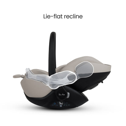 Silver Cross Glide Plus 360 Infant Car Seat and Base Plus 360 | Natural Taupe