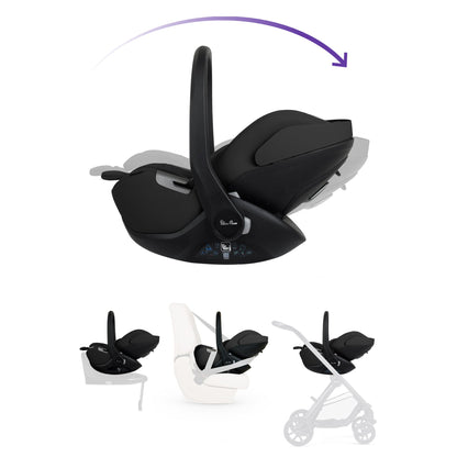 Silver Cross Glide Plus 360 | Iconic Black