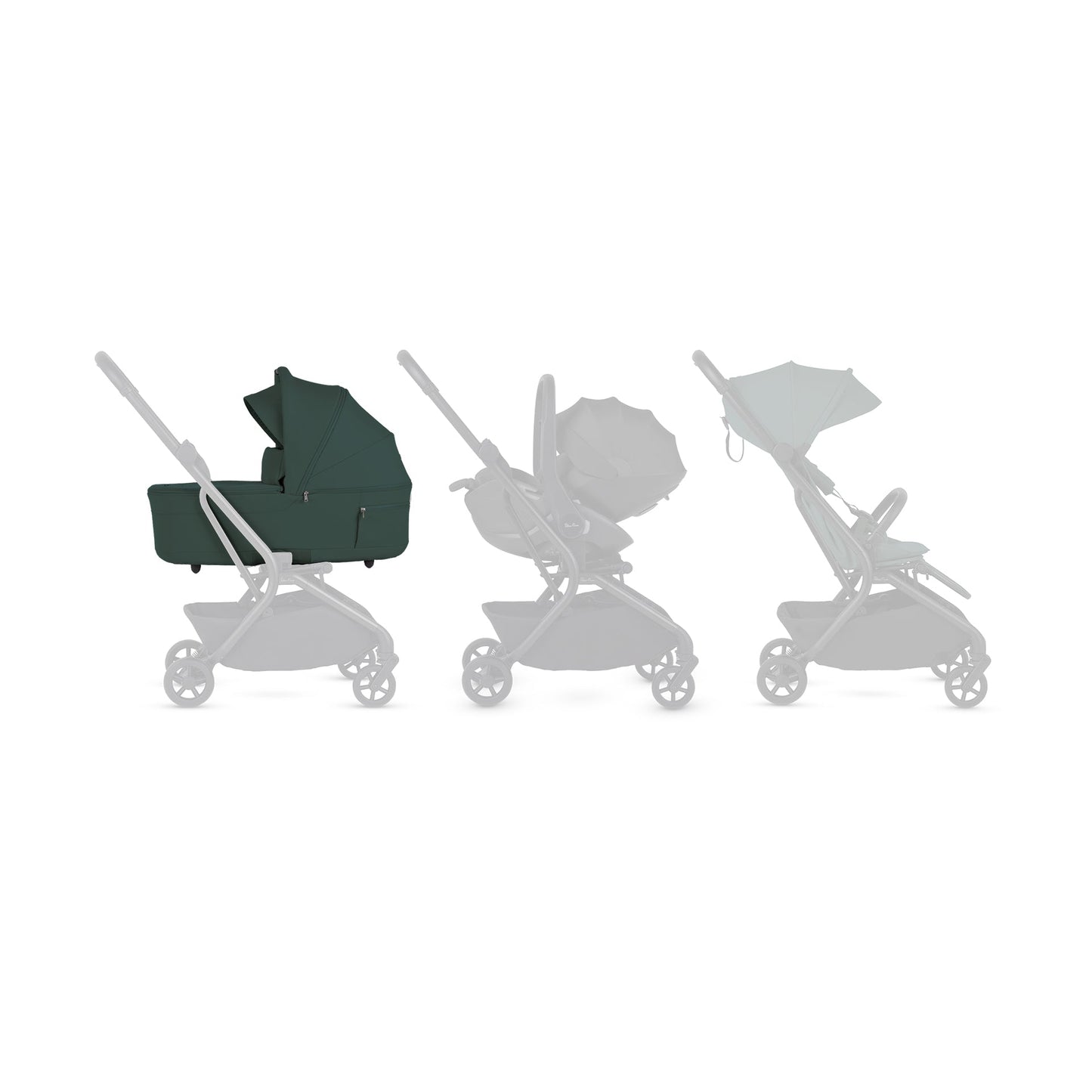 Silver Cross Nia Carrycot | Conifer