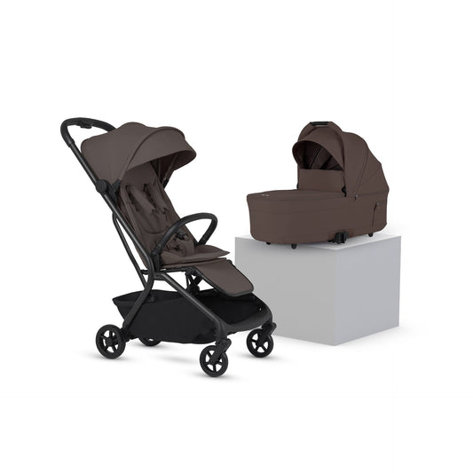 Silver Cross Nia Stroller & Carrycot | Chocolate