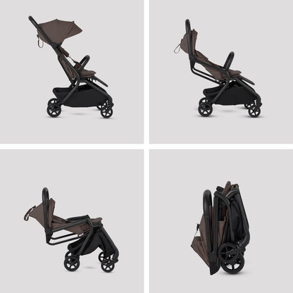 Silver Cross Nia Stroller & Carrycot | Chocolate